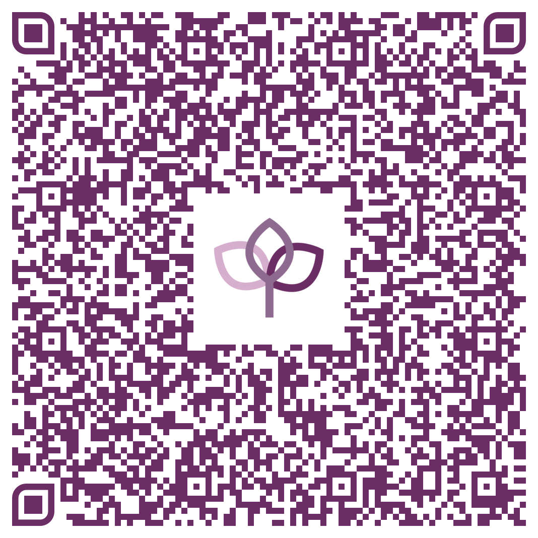 QR-Code mit den Kontaktdaten von Katrin Pingel professionelle Coachin für Finanzen und Vorsorge aus Unna. Die Bildmarke, ein Baum mit drei Blättern, ist in der Mitte des Codes.